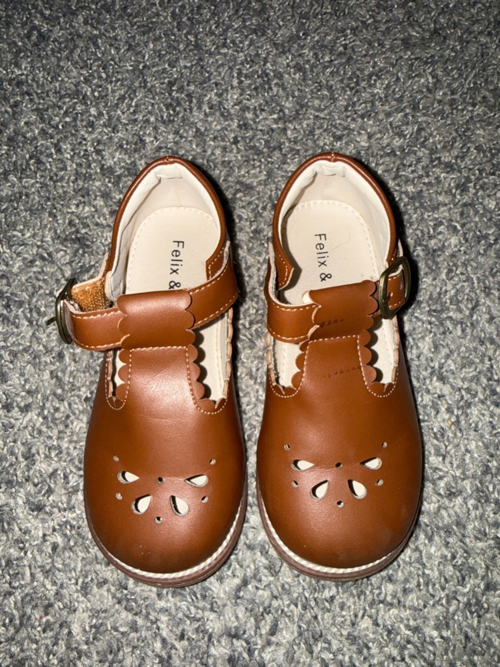 Girls' Brown Mary Jane Shoes